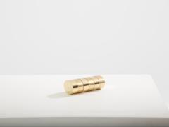 Gabriella Crespi Gabriella Crespi brushed and polished brass box signed 1970 - 4446913