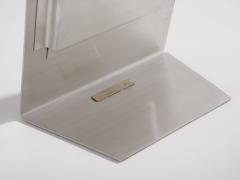 Gabriella Crespi Gabriella Crespi for Christian Dior brushed steel vanity mirror 1970 - 4410040