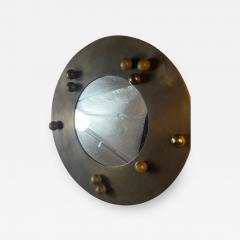 Gabriella Crespi ITALIAN MODERNIST BRASS BALL ROUND MIRROR - 1543868