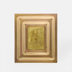 Gabriella Crespi Large Brass Rectangular Picture Frame - 4138317
