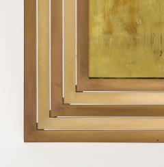 Gabriella Crespi Large Brass Rectangular Picture Frame - 4138324