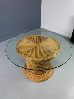 Gabriella Crespi Pencil Reed Coffee Side table Midcentury Crespie Inspired - 2508571