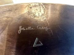 Gabriella Crespi Set of Three 3 Authentic Signed Gabriella Crespi Brass Vases - 4641317