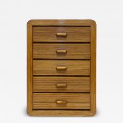 Gabriella Crespi Vintage Coastal Pencil Reed Chest of Drawers Gabriela Crespi Manner - 4014725