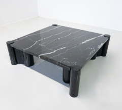 Gae Aulenti Black Marble Jumbo Coffee Table by Gae Aulenti for Knoll Inc 1960s - 3437978