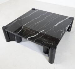 Gae Aulenti Black Marble Jumbo Coffee Table by Gae Aulenti for Knoll Inc 1960s - 3437980