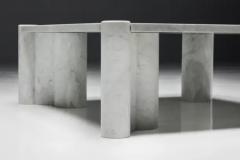 Gae Aulenti Gae Aulenti Carrara Marble Jumbo Coffee Table for Knoll Italy 1965 - 3498897