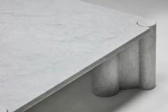 Gae Aulenti Gae Aulenti Carrara Marble Jumbo Coffee Table for Knoll Italy 1965 - 3498940
