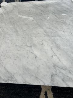 Gae Aulenti Gae Aulenti Jumbo Carrara Marble Coffee Table Italy 1970S - 4094009