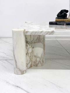 Gae Aulenti Gae Aulenti Jumbo Coffee Table Arabescato Marble Knoll 1960s - 4435302