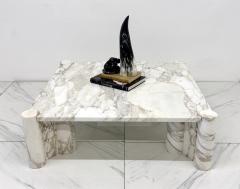 Gae Aulenti Gae Aulenti Jumbo Coffee Table Arabescato Marble Knoll 1960s - 4435307