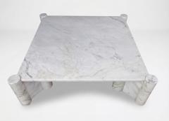 Gae Aulenti Gae Aulenti Jumbo Marble Coffee Table for Knoll International Italy 1970 - 4515445