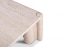 Gae Aulenti Gae Aulenti Jumbo Travertine Square Coffee Table 1965 - 843443