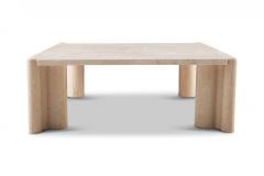 Gae Aulenti Gae Aulenti Jumbo Travertine Square Coffee Table 1965 - 843446