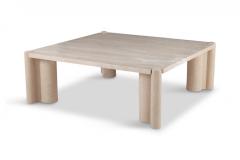 Gae Aulenti Gae Aulenti Jumbo Travertine Square Coffee Table 1965 - 843448