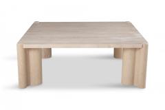 Gae Aulenti Gae Aulenti Jumbo Travertine Square Coffee Table 1965 - 843449