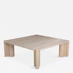 Gae Aulenti Gae Aulenti Jumbo Travertine Square Coffee Table 1965 - 846423
