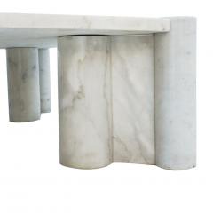 Gae Aulenti Gae Aulenti Mid Century Modern for Knoll Carrara Marble Italian Coffee Table - 1194803