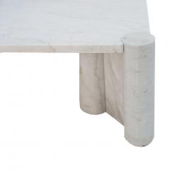 Gae Aulenti Gae Aulenti Mid Century Modern for Knoll Carrara Marble Italian Coffee Table - 1194805