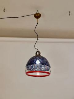 Gae Aulenti Gae Aulenti chandelier Neverrino Murano glass for Vistosi Italy c1960 - 4128507