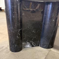 Gae Aulenti Gae Aulenti for Knoll Jumbo Black Marble Coffee Table Italy 1960s - 4557384