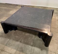 Gae Aulenti Gae Aulenti for Knoll Jumbo Black Marble Coffee Table Italy 1960s - 4557385