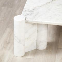 Gae Aulenti Gae Aulenti for Knoll Jumbo Carrara Marble Coffee Table Italy circa 1964 - 3362298