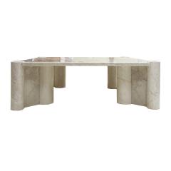 Gae Aulenti Jumbo Marble Italian Coffee Table Designed by Gae Aulenti For Knoll 1960s - 3071009