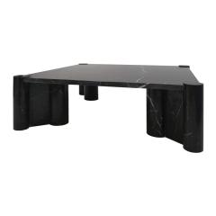 Gae Aulenti Mod Jumbo Marble Italian Coffee Table Designed By Gae Aulenti For Knoll 1960s - 2453287