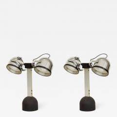 Gae Aulenti Pair of Gae Aulenti Livio Castiglioni Trepi Table Lamps for Stilnovo 1972 - 1291750