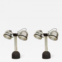 Gae Aulenti Pair of Gae Aulenti Livio Castiglioni Trepi Table Lamps for Stilnovo 1972 - 1291750