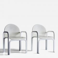 Gae Aulenti Pair of Orsay Arm Chairs by Gae Aulenti for Knoll - 4395991