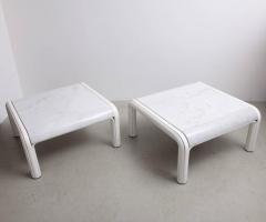 Gae Aulenti Rare Pair of Marble Coffee or Sofa Tables by Gae Aulenti for Knoll Italy 1970s - 593679