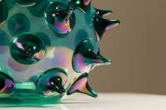 Gae Aulenti Riccio Vase by Gae Aulenti in Green for Venini Italy 2006 - 4617955