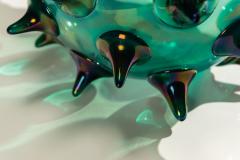 Gae Aulenti Riccio Vase by Gae Aulenti in Green for Venini Italy 2006 - 4617956