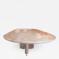 Gae Aulenti Sculptural table in clear Rosso marble by Gae Aulenti - 919125