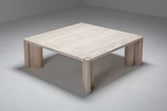 Gae Aulenti Travertine coffee table Jumbo by Gae Aulenti 1970s - 1440597