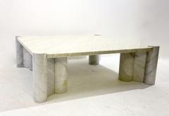 Gae Aulenti White Carrara Marble Coffee Table by Gae Aulenti for Knoll Inc - 2907357