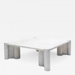 Gae Aulenti White Carrara Marble Coffee Table by Gae Aulenti for Knoll Inc - 2909280