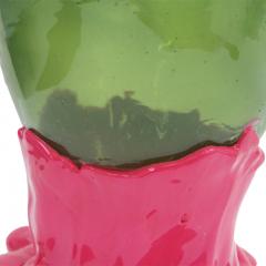 Gaetano Pesce Contemporary Pink and Green Resin Vase from the Fish Collection by Gaetano Pesce - 4421044