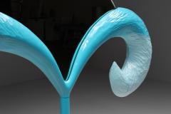 Gaetano Pesce Postmodern Standing Mirror 1970s - 2325695