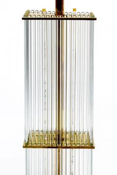 Gaetano Sciolari 1960s Glowing Waterfall Glass Rod Floor Lamp by Gaetano Sciolari for Lightolier - 3910053