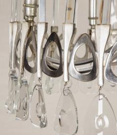 Gaetano Sciolari 1970s Italian Gaetano Sciolari Twelve Light Chandelier - 4596413