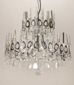 Gaetano Sciolari 1970s Italian Gaetano Sciolari Twelve Light Chandelier - 4596415