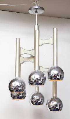 Gaetano Sciolari 1970s Vintage Chrome Light Fixture - 2054444