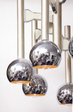 Gaetano Sciolari 1970s Vintage Chrome Light Fixture - 2054446