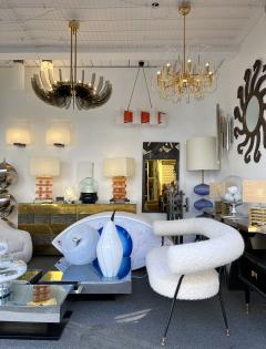 Gaetano Sciolari Chandelier Astrolab Brass and Glass by Sciolari Italy 1970s - 2278081