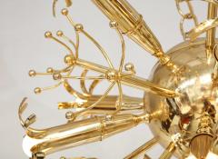 Gaetano Sciolari Gaetano Sciolari Brass Sputnik Chandelier Italy circa 1960 - 2505686