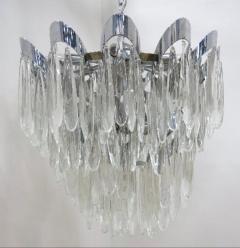Gaetano Sciolari Gaetano Sciolari Chrome and Crystal chandelier - 1171158