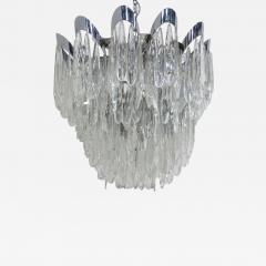 Gaetano Sciolari Gaetano Sciolari Chrome and Crystal chandelier - 1171770